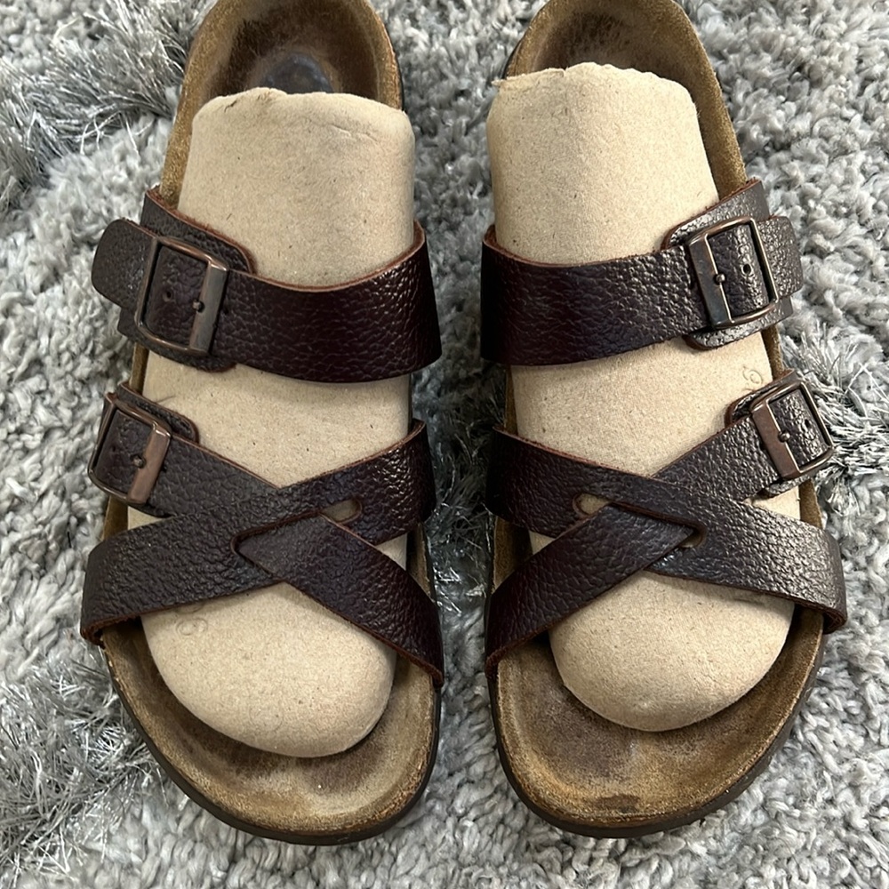 Birkenstock Tatami woman’s size 7 brown sandals